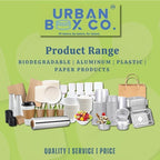 7” Round Aluminum Foil Pans - 100 Pack with Clear Plastic Dome Lid | Disposable Deep-Sided Baking Pans, Ideal for food storage, Baking, Grilling, Cooking, Catering & Prepping. (100, with Dome Lid).