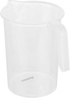 Restaurantware Measuring Cup, 16 Ounce Pack of 1 Conical Spout Liquid Scaling Vessel Embossed Ml and Oz Graduations, Clear Plastic Measuring Cup with Handle, For Cooking Baking For Oil Flour
