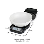 American Weigh Scales Series Digital Kitchen Weight Scale, Food Measuring Scale, Backlit LCD Screen, 1kg x 0.1g, LB-1000