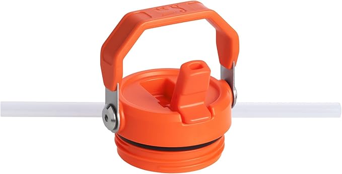 Stanley IceFlow Flip Straw 2.0 Water Bottle 16 OZ | Built-In Straw with Larger Opening | Lightweight & Leak-Resistant | Insulated Stainless Steel | BPA-Free | Tigerlily Plum