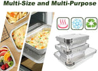 BIBRADAA®Aluminum Pans with Lids,74.4oz(12Pack),37.2oz(10Pack),23.7oz(13Pack),Foil Pans with Lids(Cardboard Covers),Disposable Tin Foil Pans,for Baking, Meal Prep and Freezer, Takeout.