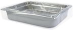 PanSaver Hotel Clear Pan Liners for Easy Clean Up - Disposable Buffet Pan Liners, Ovenable up to 400F (Half Pan Liner - 12.5 x 5.5 in)