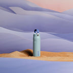 Stanley IceFlow Flip Straw 2.0 Water Bottle 24 oz | Built-In Straw for Travel and Sports | Lightweight and Leak Resistant | Insulated Stainless Steel | BPA-Free | Blue Cactus