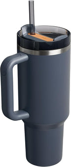 Stanley Quencher H2.0 Tumbler with Handle and Straw 40 oz | Flowstate 3-Position Lid | Cup Holder Compatible for Travel | Insulated Stainless Steel Cup | BPA-Free | Twilight