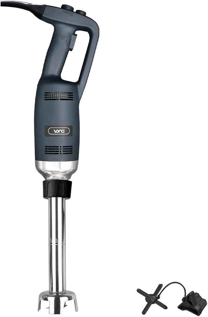 VONCI 350W Commercial Immersion Blender, Light Duty Hand Blender, Variable Speed 6000-20000RPM, 12" Detachable Shaft.