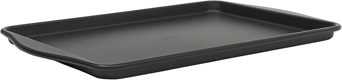 Oster Teston 18 x 13 Inch Nonstick Carbon Steel Cookie Baking Sheet - Matte Black