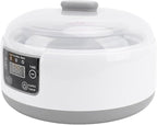 Pilipane Electric Yogurt Maker Machine 1.2L Homemade Yogurt Natto Maker Small Home Yogurt Incubator with Jars Stainless Steel Liner