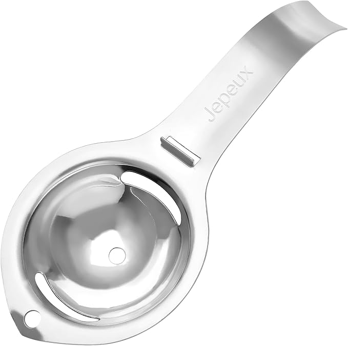 Egg separator, egg white and yolk separator, stainless steel, health and safety, separator, kitchen gadgets