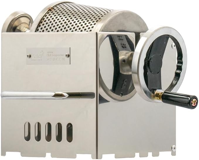 KALDI Mini Home Coffee Gas Roaster - 200g Capacity, Gas Burner Required (Manual Handle, Roaster Only)
