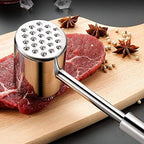 Meat Tenderizer, Heavy Duty 304 Stainless Steel Meat Tenderizer Tool, Meat Hammer Dishwasher Safe, Meat & Poultry Tenderizers,Meat Pounder for Steak, Chicken, Fish, Pork, Beef