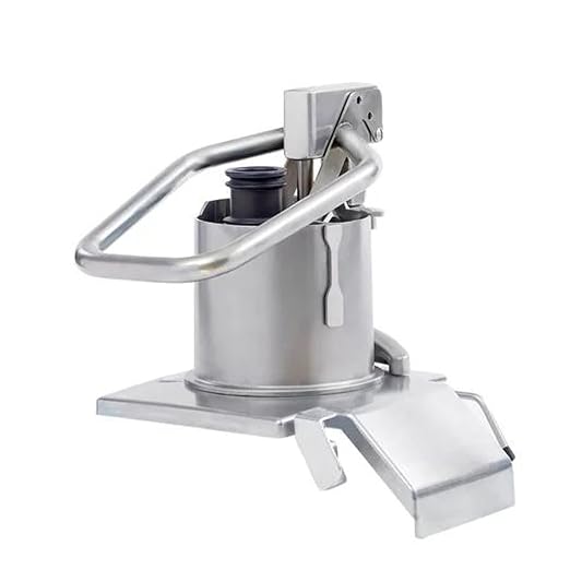 Robot Coupe CL60E2HEAD NODISC Two Speed Commercial Food Processor with Side Discharge and Full Moon Pusher Feed and Bulk Feed Stainless Steel, 240v, Stainless Steel (Discs NOT Included)