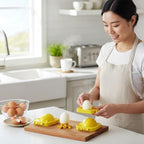 Set of 2 Yellow Chick Boiled Egg Molds - Cute Creative Egg Shaper, Fun Breakfast Helper