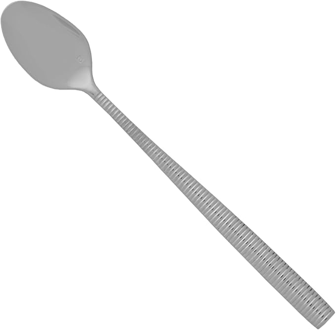 Fortessa Ringo 18/10 Stainless Steel Flatware Iced Tea Spoon, Set of 12