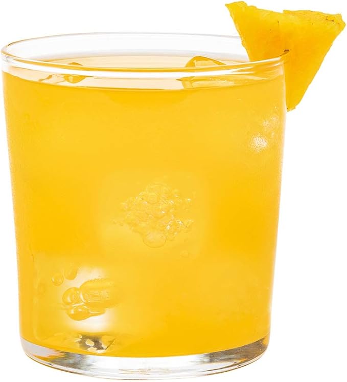 Restaurantware Sumi 12.5 Ounce Double Old Fashioned Glasses Set of 6 Fine-Blown Scotch Glasses - Tempered Dishwasher-Safe Glassware Clear Glass Whiskey Glasses Serve Cocktails and Liquors