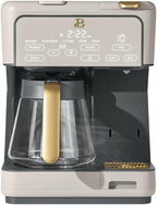 Beautiful Multi-Brew 12-Cup Programmable Coffee Maker with Touch Display by Drew Barrymore (Porcini)