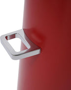 Coffee Urn with Fuel Holder 3.5 Gal/13L, Stainless Steel Beverage Dispenser Hot Drink Dispenser with Stand, Tea Water Coffee Chafer Urn for Parties Buffet Catering Commercial Home (Silver, Red)