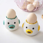 ZOSTLAND Egg Yolk Separator, HQ Creative Ceramics Cute Little Chicken Egg Yolk White, Funny Style Simple Automatic Separation Baking Assistant Tool (Upgrade Yellow Chick)