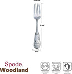 Spode Woodland 18/10 Stainless Steel Salad Fork (Set of Four)