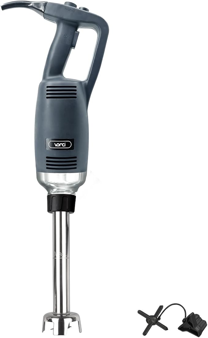 VONCI 750W Commercial Immersion Blender, Electric Hand Blender with 16" Detachable Shaft, Variable Speed 8000-19000RPM,Industrial Immersion Blender for Restaurant Kitchen.Extra Heavy Duty Hand Mixer.