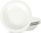 Stone Lain Orbit 4-Piece Pasta Bowl Set Stoneware, White