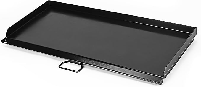 Utheer 37" x 17" Ceramic Nonstick Cast Iron Griddle for Camp Chef 3 Burner Stove, Fits GB90D TB90 SPG90B CCH3, Large Flat Top Camping Griddle, Oven-Safe to 500°F,Rust-Resistant Camp Chef Accessory