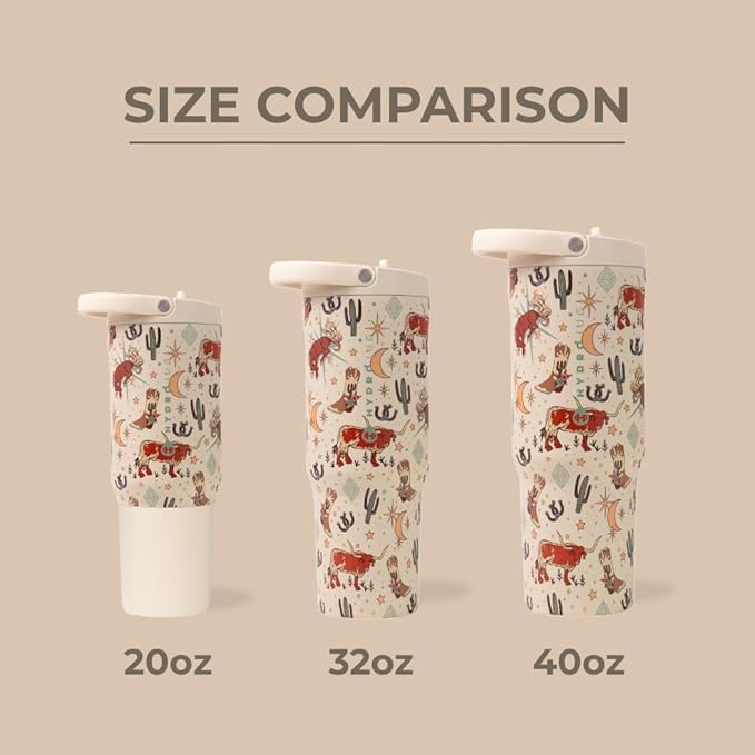 HydroJug Sport - Stainless Steel Tumbler with Straw, Vacuum Insulated, 20oz Leakproof Water Bottle, Ergonomic Design, Reusable, Dishwasher Safe, Rubber Base, Durable for Gym or Outdoors, Rodeo