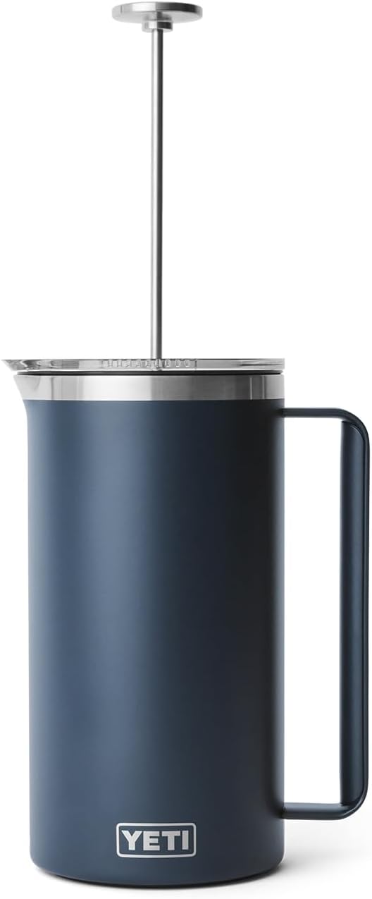 YETI Rambler 64 oz. French Press Coffee Maker, Navy