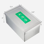 TIKUSAN Japanese Seaweed Container Sushi Nori Can Made in Japan Stainless Steel (Hinge)