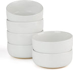 famiware Milkyway Cereal Bowl, Soup Bowls for 6, 25 Ounce Bowls Set for Kitchen, Bowl Set for Cereal Soup Rice Pasta Salad Oatmeal, White