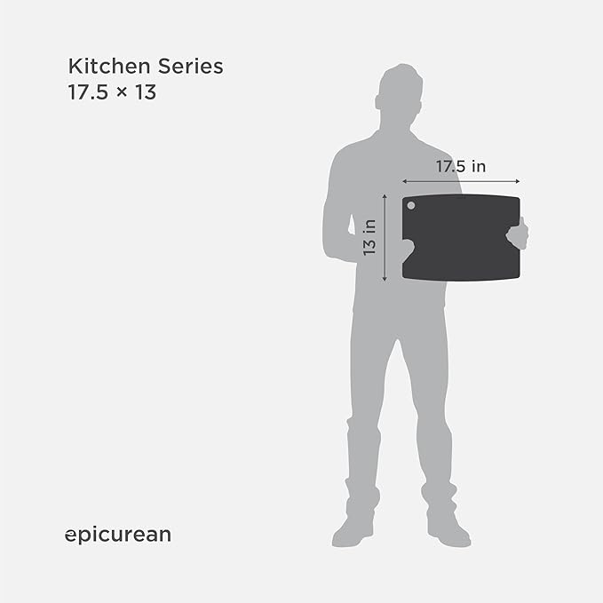 Epicurean Kitchen Series Cutting Board, 17.5-Inch × 13-Inch, Slate