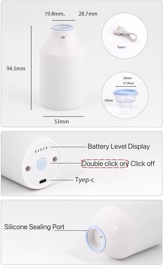 Sous Vide Bags 25pcs, BPA-Free Reusable Vacuum Seal Bags for Food/Freezing safe-25pcs Vacuum Food Storage Bags with Handheld vacuum sealer electric pump & Seal Clips & Air valves for Sous Vide Cooking