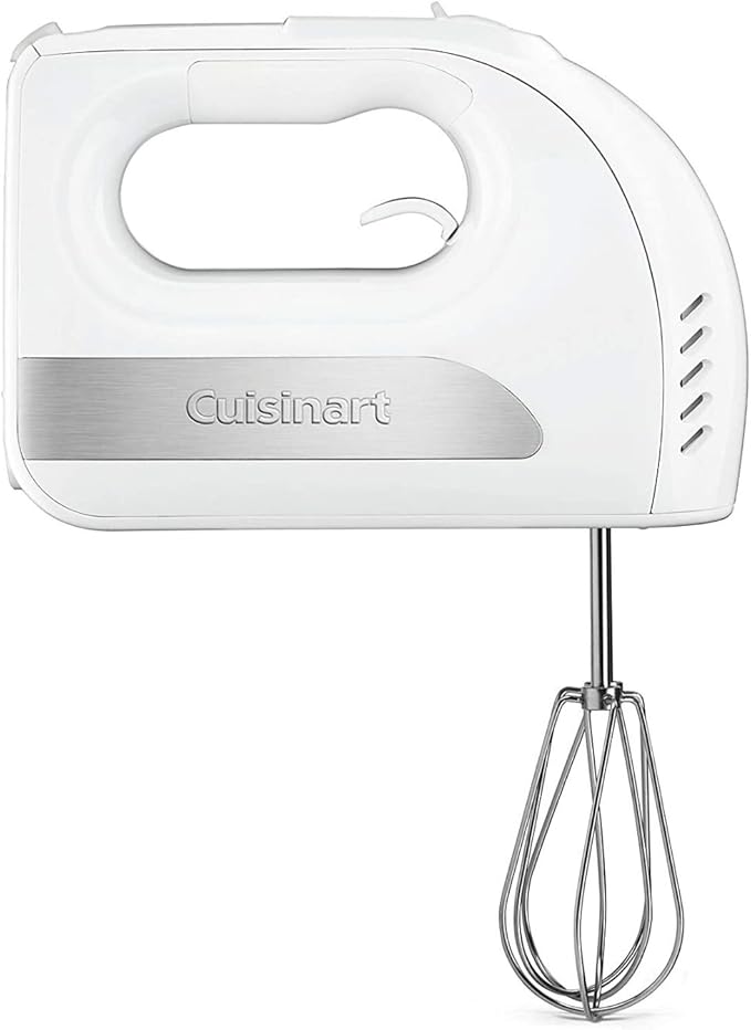 Cuisinart HM-6P1 6-Speed Hand Mixer, White, 6 Speed