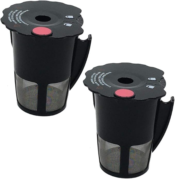 Replacement Pod Holder Needle Assembly with 2pcs 119367 Reusable Coffee Filter Replacement Part,Compatible with All Keurig 2.0 coffee maker:K200,K225,K250,K300,K325,K350,K400,K425,K450,K500 (3)