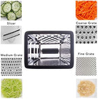 Vertical Stainless Steel Grating Four-sided Boxed Grater For Cucumbers, Carrots And Cheese, Grater, Melon, Planing, Potato, Planer, Non-slip Handle，Peeler
