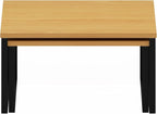 Furinno Ravel Multipurpose Expandable, Stackable Kitchen Counter Shelves, Set of 2, Beech/Black
