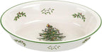 Spode Christmas Tree Oval Rim Dish (12.5" x 8.75") Festive Deep Baking Pan for Serving Vegetables, Roast Dinner, Casseroles - Fine Porcelain, Microwave, Freezer, Dishwasher Safe