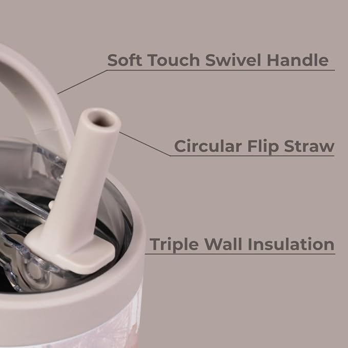 HydroJug Sport - Stainless Steel Tumbler with Straw, Vacuum Insulated, 20oz Leakproof Water Bottle, Ergonomic Design, Reusable, Dishwasher Safe, Rubber Base, Durable for Gym or Outdoors, Camo