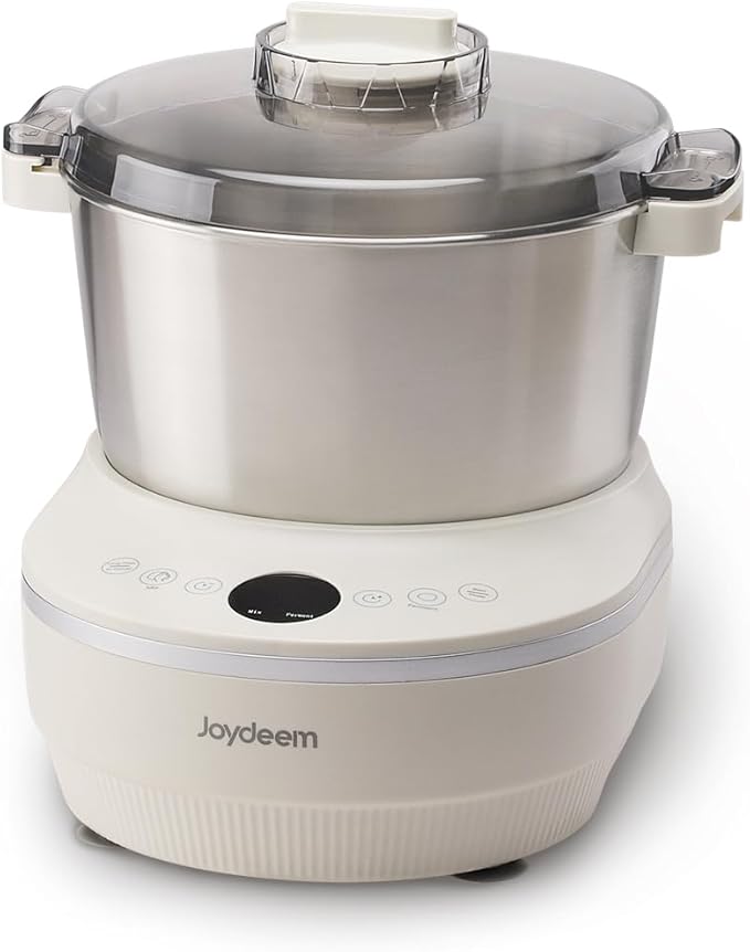 Joydeem Electric Dough Maker with Ferment Function, 5Qt Dough Mixer Machine, Perfect for Bread Pizza Roti Dumpling Dough & Sourdough, HMJ-A501