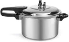 Barton 6Qt Pressure Canner With Release Valve Aluminum Canning Cooker Pot Stove Top Instant Fast Cooking Stewing Locking Lid, 6 Quart