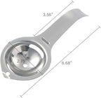 Egg separator, egg white and yolk separator, stainless steel, health and safety, separator, kitchen gadgets