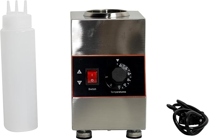 Commercial Electric Sauce Warmer Electric Cheese Sauce Warmer Hot Fudge Warmer Dispenser Cheese Dispenser Warmer with 1 Pump (1 Pump Head)
