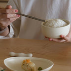 Classic Round Cereal Bowl Set of 4, Ceramic Soup Bowls, Breakfast Bowl - for Oatmeal, Rice, Dessert, Salad, 10 oz (Matte Crème)