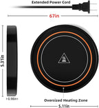 Coffee Mug Warmer for Desk,Heating Plate Electric Cup Warmers for Men Women Adult (D + Orange Light)