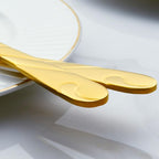 Gold Silverware Set for 12, 60-Piece Stainless Steel Flatware Set, Shiny Gold Metal Cutlery Set, Include Spoon, Fork and Knife Set, Dishwasher Safe