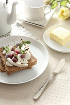 Hammered Serving Utensil Set, 18/10 Stainless Steel Serving Spoons, Salad Servers, Butter Knives, Mirror Finish, Dishwasher Safe, Elegant and Durable (10-Piece Serving Set, Fidenza Hammered)