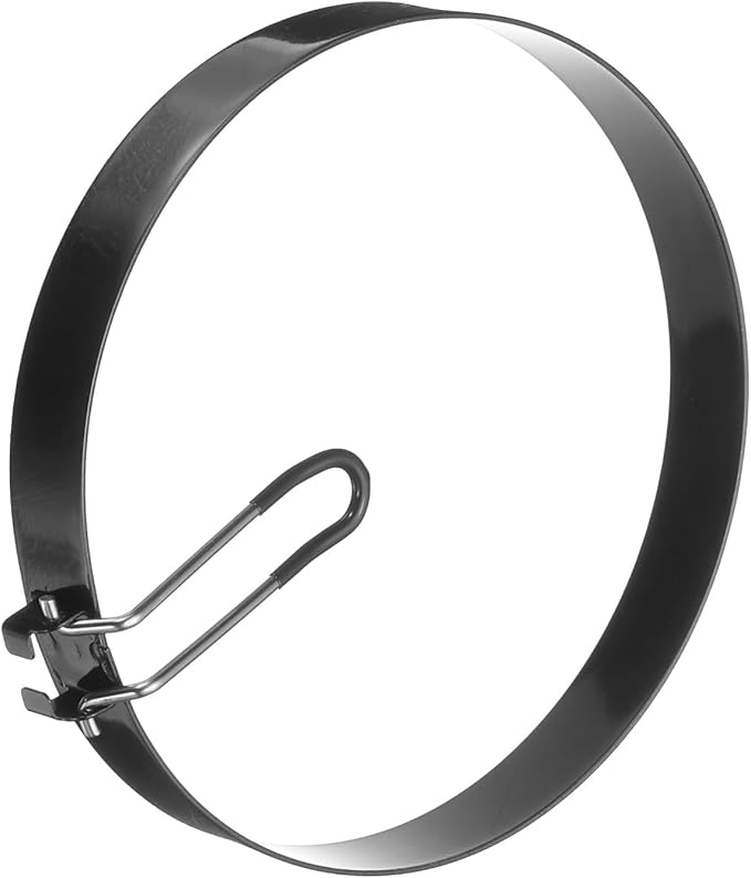 HARFINGTON 4Pcs Egg Rings 6" Stainless Steel Nonstick Round Pancake Shaper Cooking Mould for Griddle Frying Eggs Sandwich Omelets Breakfast