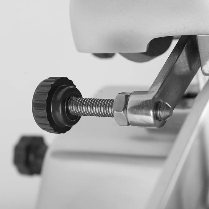 12" Chrome-plated Carbon Steel Blade Electric Deli Meat Cheese Food Ham Slicer Commercial and for Home use 250W Zica [ETL]