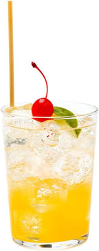 Restaurantware Sumi 17.3 Ounce Highball Glasses Set of 6 Fine-Blown Tom Collins Glasses - Tempered Dishwasher-Safe Glassware Clear Glass Tall Bar Glasses Serve Water Juices Cocktails Or Beers