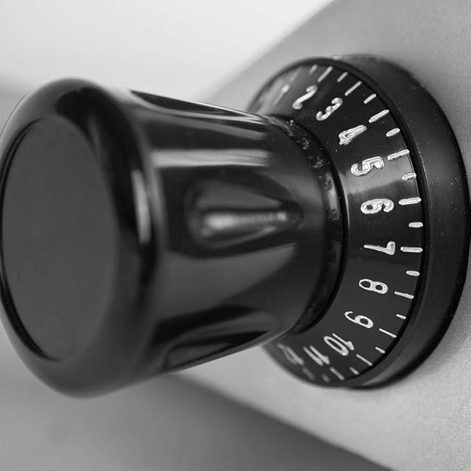 12" Chrome-plated Carbon Steel Blade Electric Deli Meat Cheese Food Ham Slicer Commercial and for Home use 250W Zica [ETL]