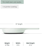 Caraway Cast Iron Skillet - 8” Enameled Cast Iron Pan With 3 Layer Enamel Coating - No Seasoning Required - Compatible With All Stovetops - Free From Forever Chemicals - Light Mist